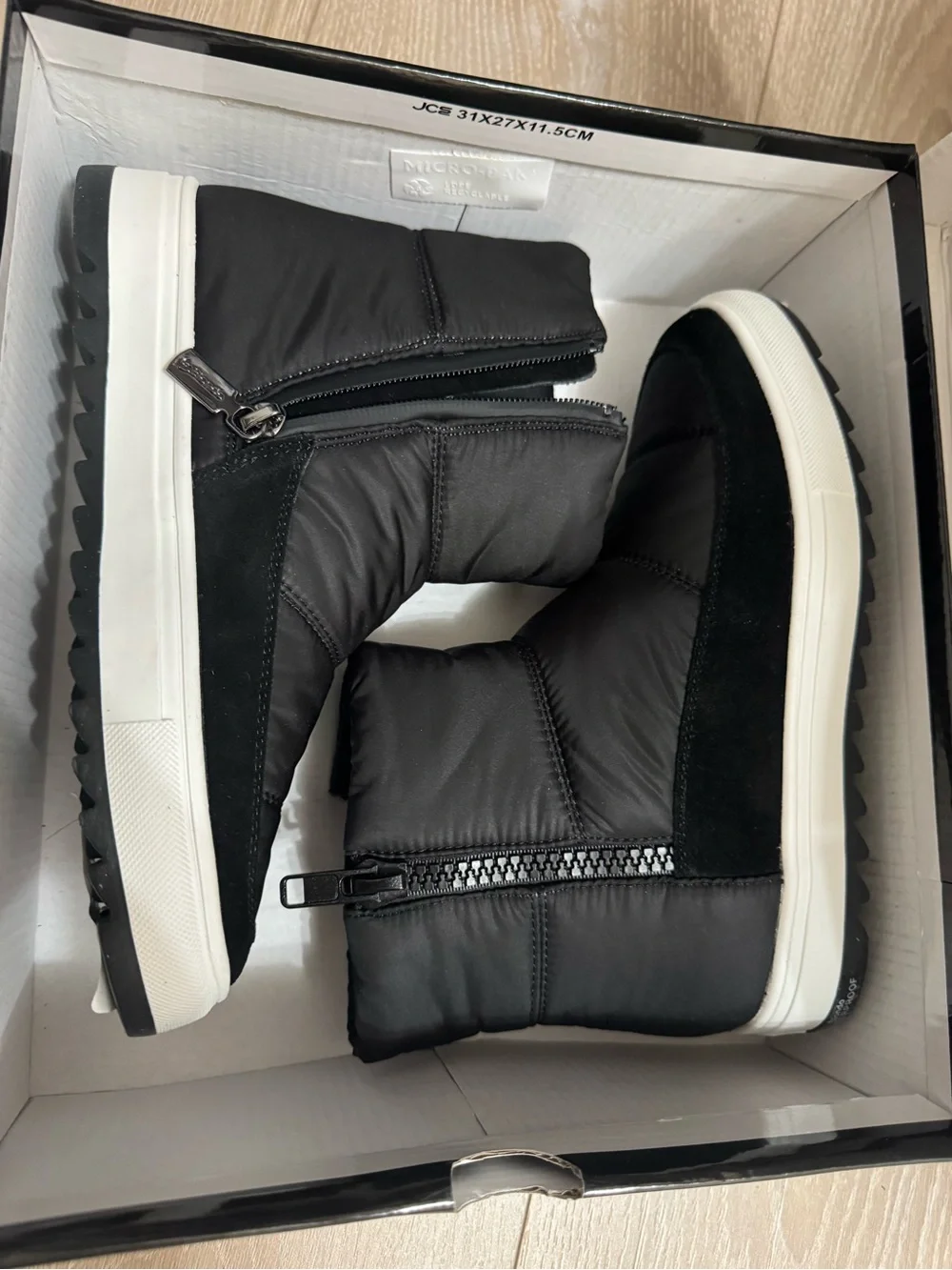 Blondo Samarie Waterproof Quilted Platform Booties Women's Black
